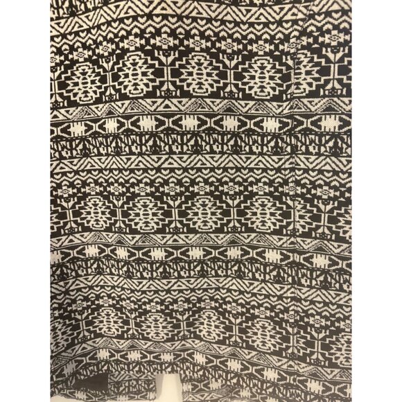 Christopher & Banks Womens Open Front Black‎ & White Patterned Cardigan Jacket S - Picture 6 of 11